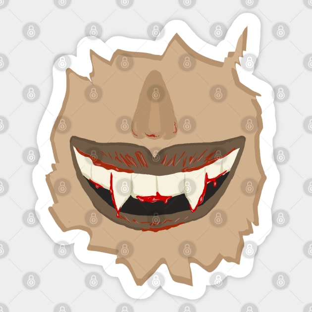 Vampire Bite Sticker by DiamondsandPhoenixFire